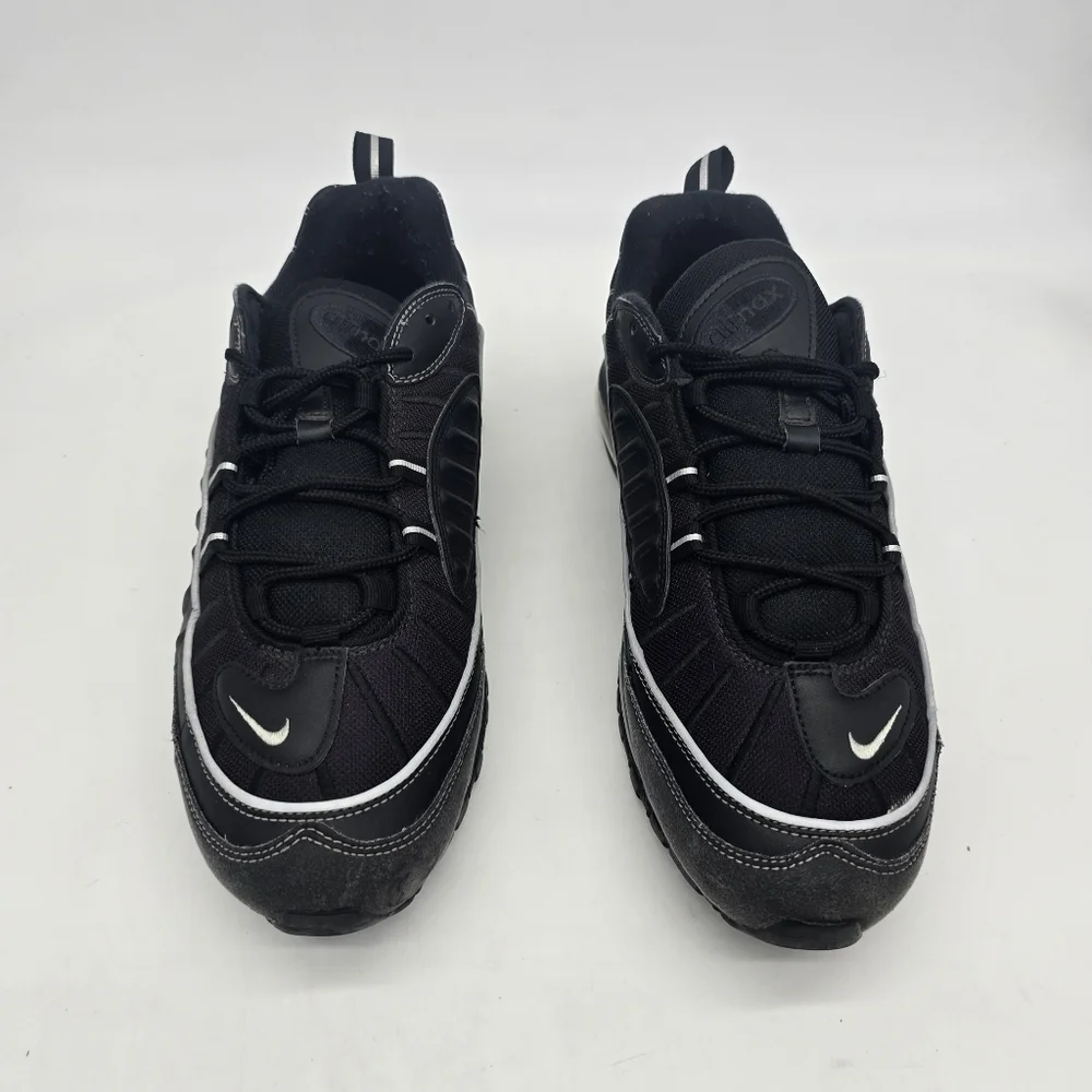 Nike Shoes Men's 9.5 Air Max 98 Oil Triple Black SAMPLE Athletic 640744-013
